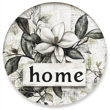 Magnolia Sign, Home Sign, DCO-13038, Sign For Wreath, 10